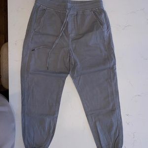 Women's Gap Garment Dyed Grey Joggers, Size M